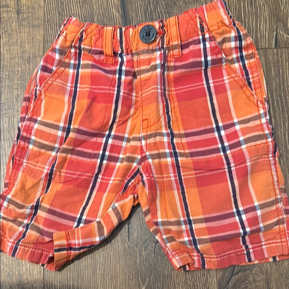 Bit’z kid boutique Japanese brand cotton plaid‎ shorts 2T